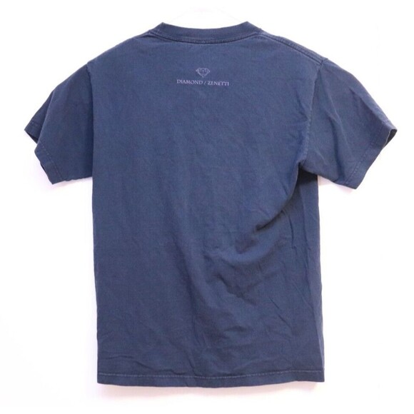 Vintage Diamond Supply Co Zenetti T Shirt Size Medium Blue - Picture 7 of 9